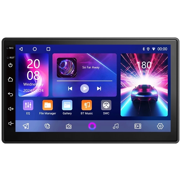 AUTORRADIO MEGA STAR CDV740 7  BT 2USB TF MP3 FM AUX