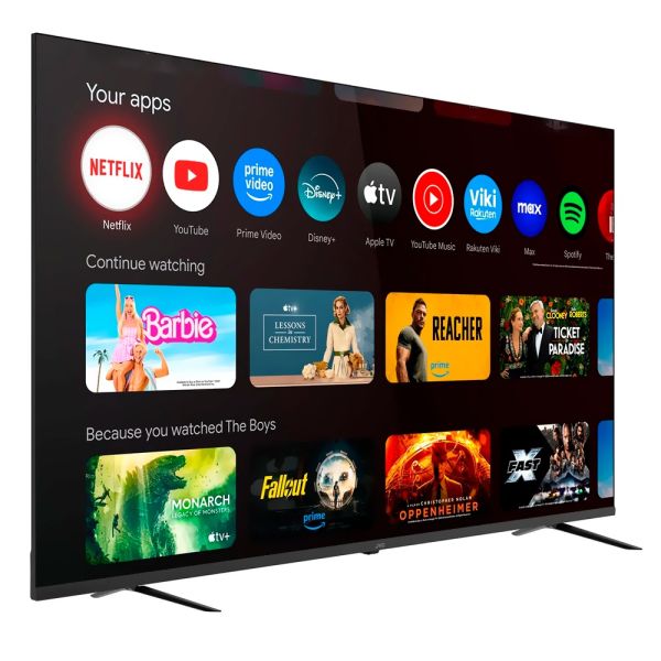 TV SMART 70 JVC 70KM548 4K UHD  GOOGLE TV VOICE REMOTE 3HDMI BT WIFI DOLBY