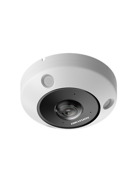 CCTV HIKVISION CAM IP FISHEYE DS-2CD6365G1-IVS 6MP 180� 360� DEWARPING HEAT MAP MIC IP67