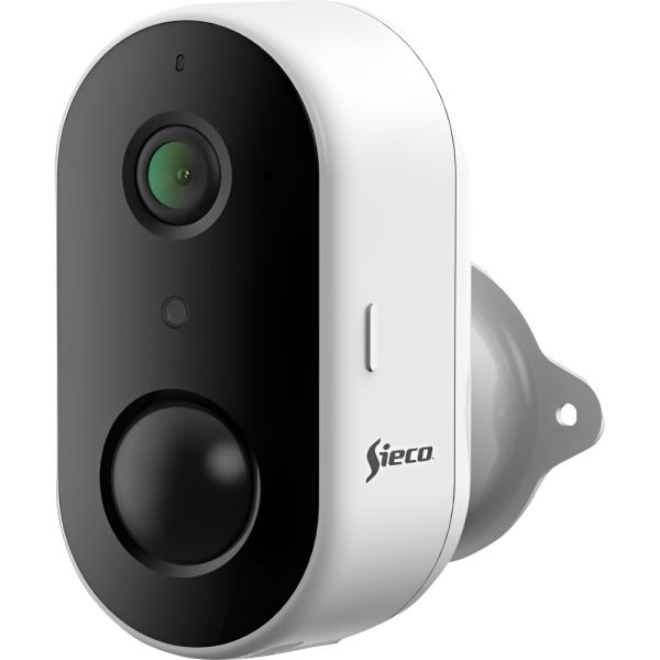CAMARA IP SIECO S46 1080P 4MPX MIC MICRO SD WIFI IP65 APP WHITE EXT