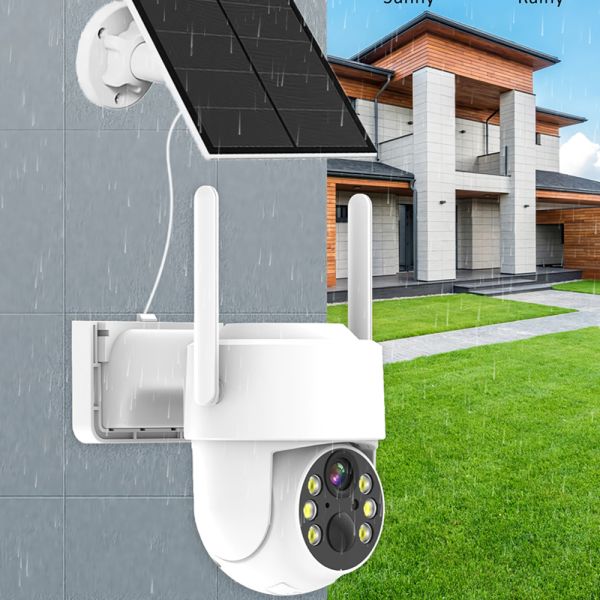 CAMARA IP SATELLITE 4MP A-CAM007S EXT SOLAR WIFI IP66