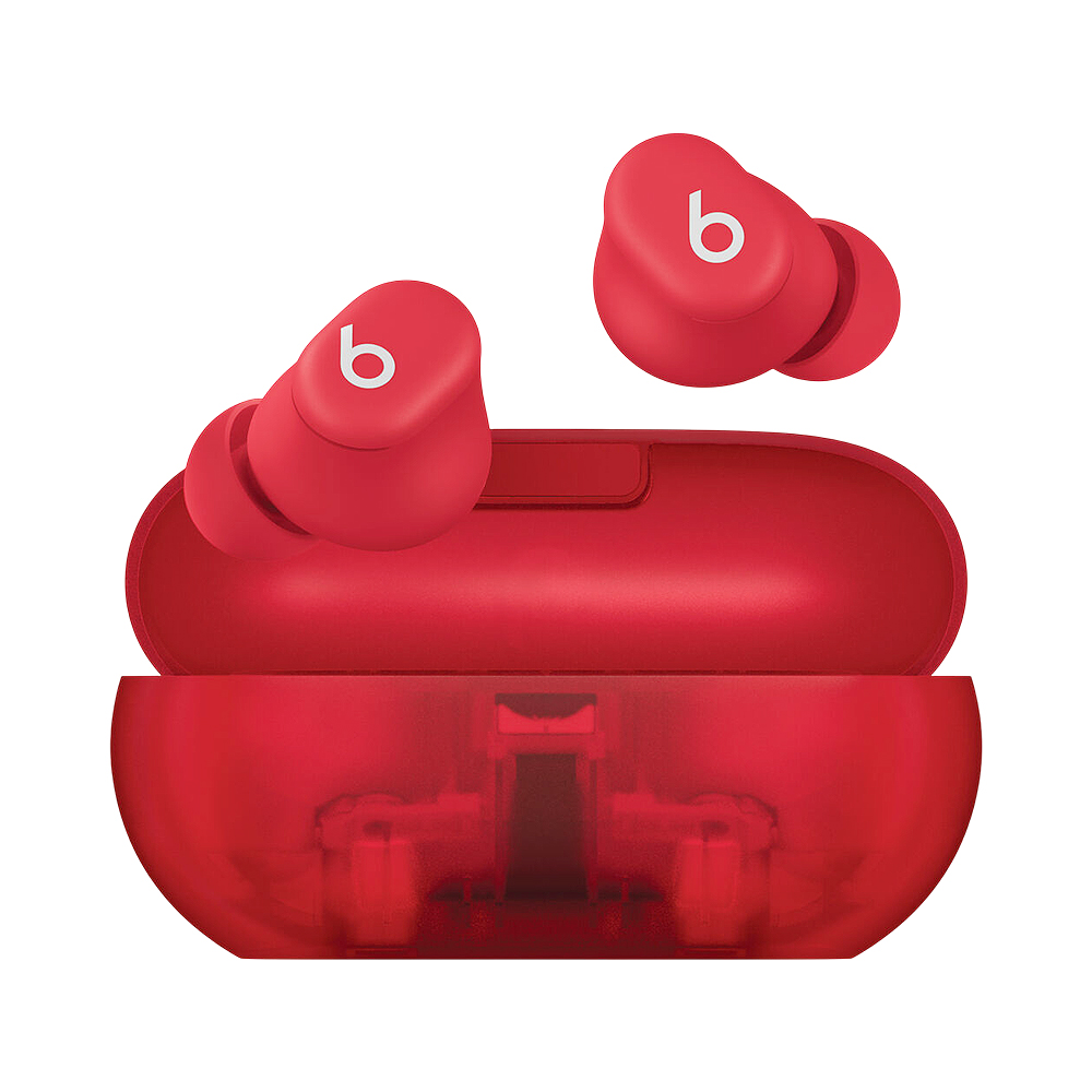 AURICULAR BEATS SOLO BUDS WIRELESS MUW03LL A TRANSPARENT RED
