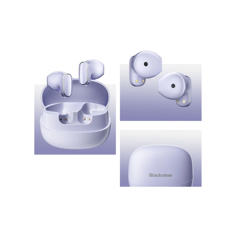AURICULAR BLACKVIEW AIRBUDS 20 BT TOUCH TWS MIC IPX7 LILAC PURPLE