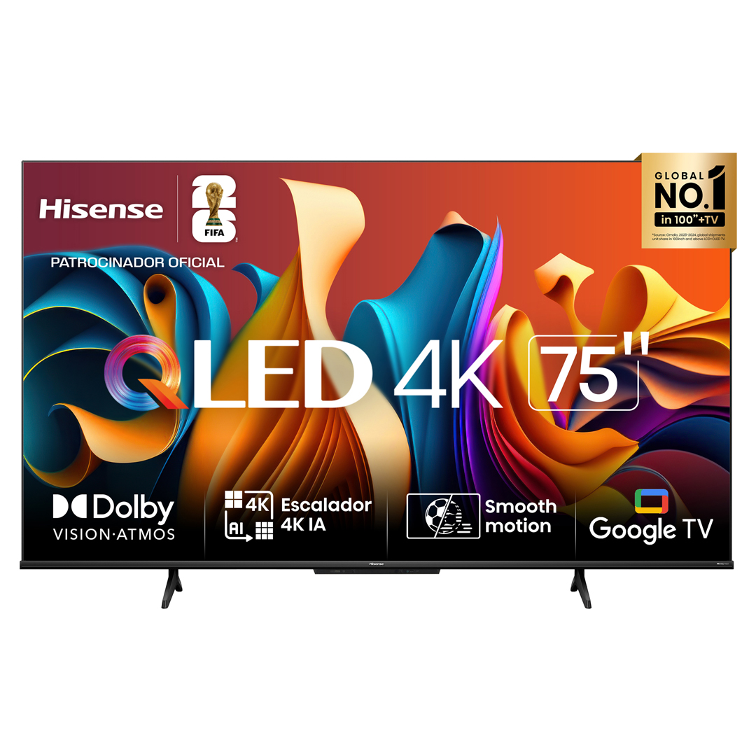 TV SMART 75  HISENSE 75H5QBR QLED 4K DOLBY ATMOS BT CAST HDR10