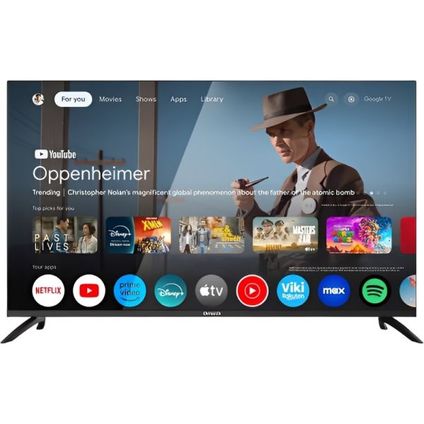 TV SMART 75  AIWA AW75B4QFG 4K DIG HDMI USB QLED GOOGLE TV