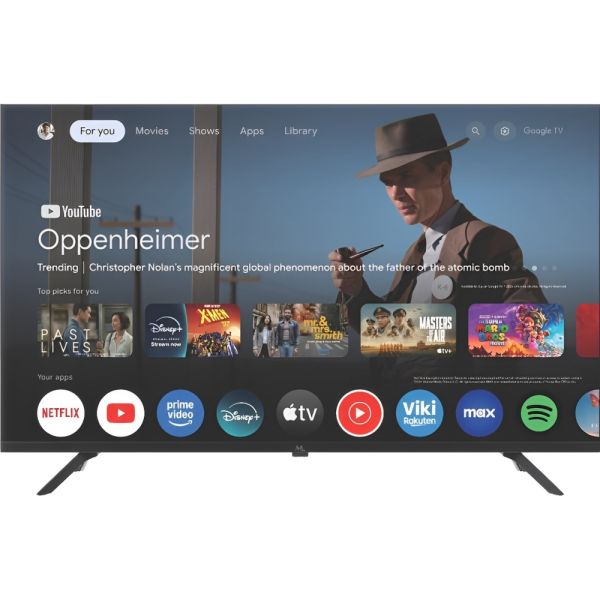 TV SMART 43  MTEK MK43FSGF FHD GOOGLE TV DA DIG VOICE REMOTE BT CAST