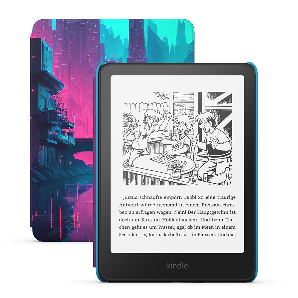 TABLET E-READER AMAZON KINDLE PAPERWHITE KIDS 7  16GB WIFI CYBER CITY B0CFPNV5KM