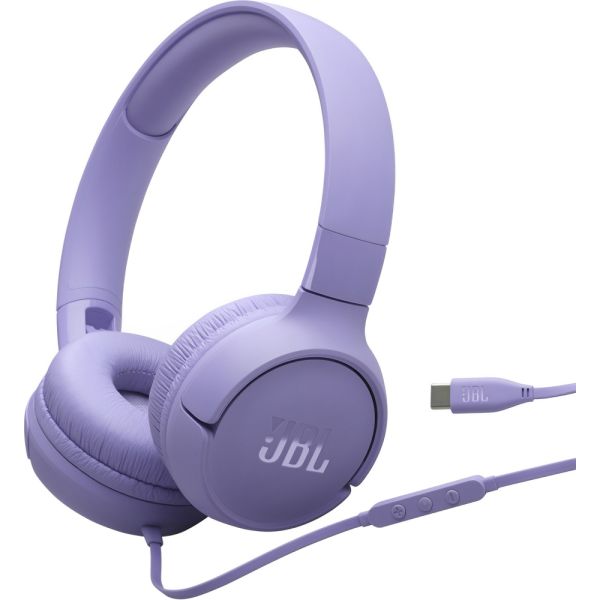 AURICULAR JBL T520C USB-C PURPLE