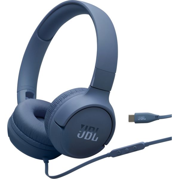 AURICULAR JBL T520C USB-C BLUE