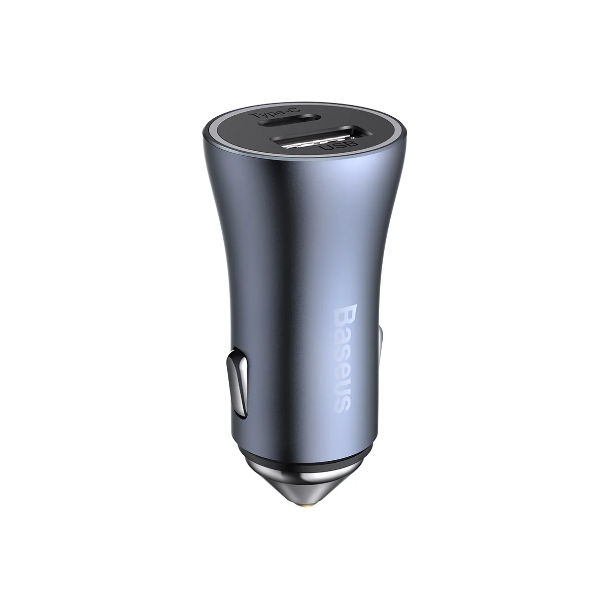 CARGADOR P  AUTO BASEUS CCJD-0G 40W USB-A+USB-CBLUE GRAY