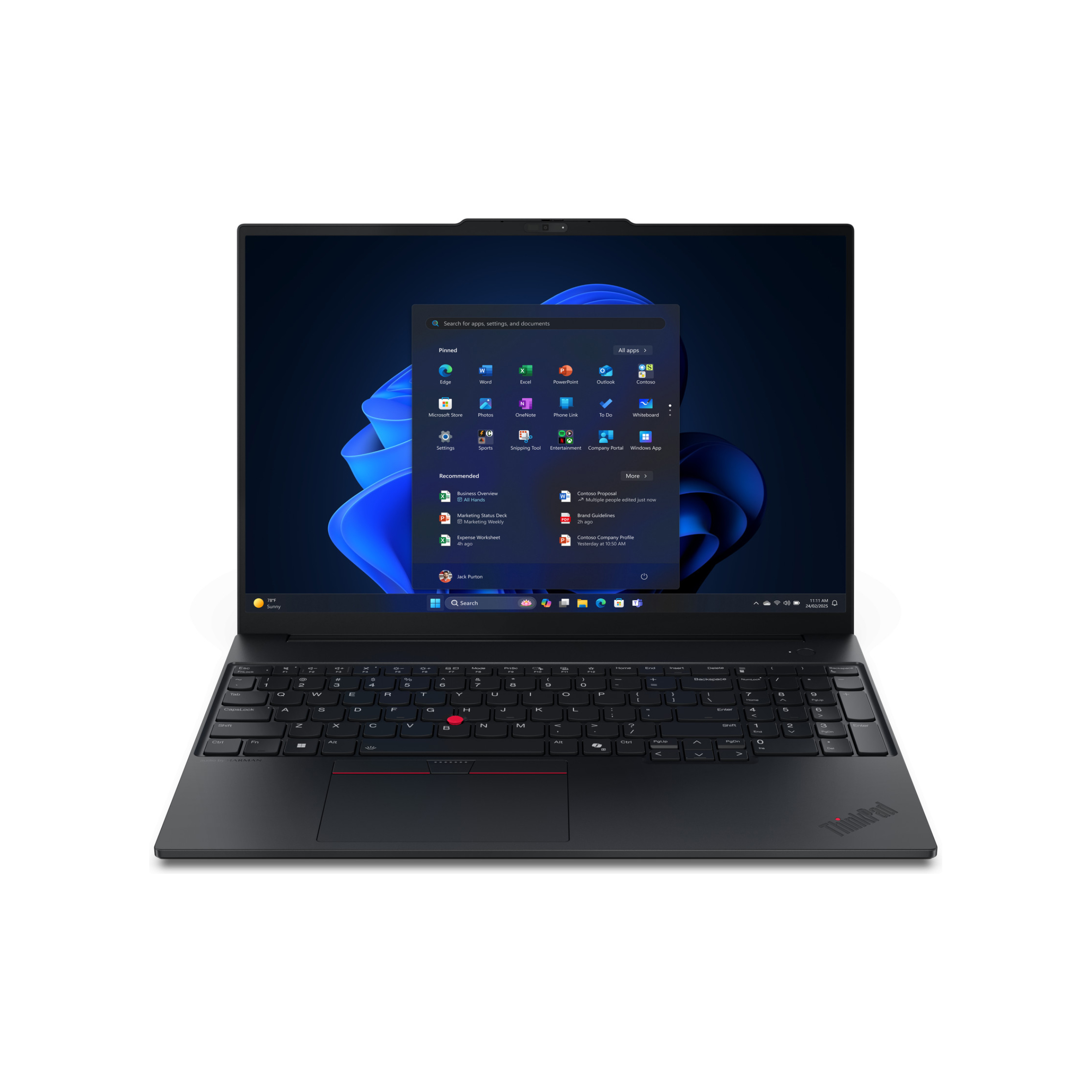 NOTEBOOK LENOVO THINKPAD E16 21TF003FUS I7-240H 5 2GHZ 16GBD5 512SSD 16  FHD IPS W11P ING BLK