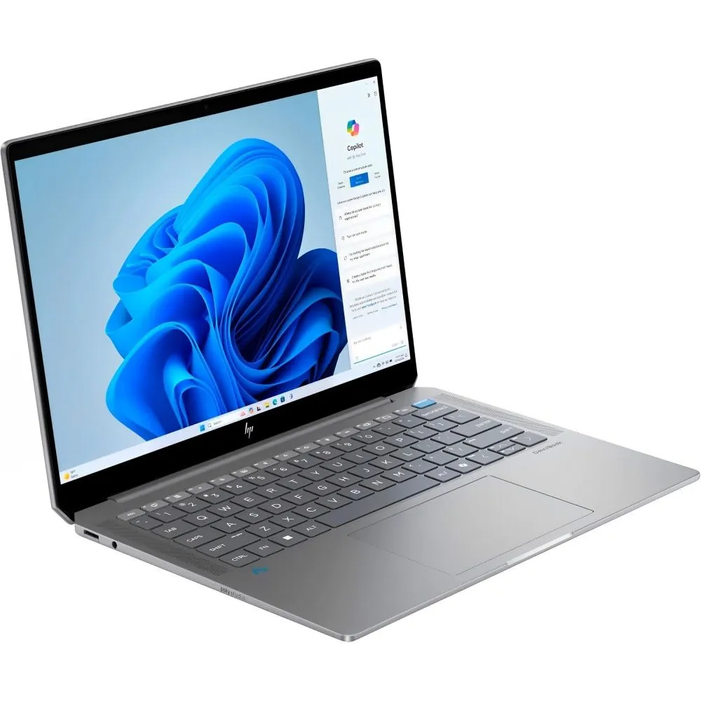 NOTEBOOK HP OMNIBOOK 5 14-HE0245DX SNAPDRAGON X PLUS 16GBD5 512SSD 14  OLED TOUCH W11 ING SILVER