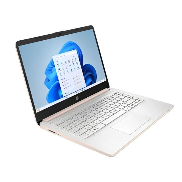 NOTEBOOK HP 14-DQ6015DX CEL-N150 3 6GHZ 4GBD4 128GB UFS 14  HD W11 ING ROSE GOLD