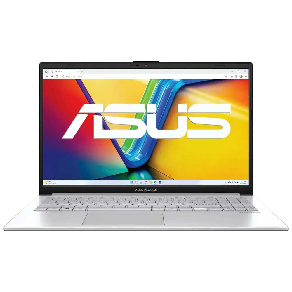 NOTEBOOK ASUS VIVOBOOK GO E1504GA-WS35 I3-N305 3 8GHZ 8GB 256SSD 15 6  FHD ING W11 SILVER