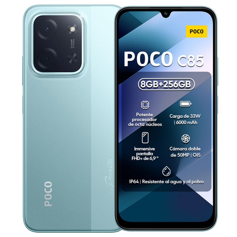 CELULAR XIAOMI POCO C85 DUAL 256GB 8GB RAM 4G  GREEN