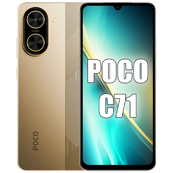 CELULAR XIAOMI POCO C71 DUAL 128GB 4GB RAM GOLD