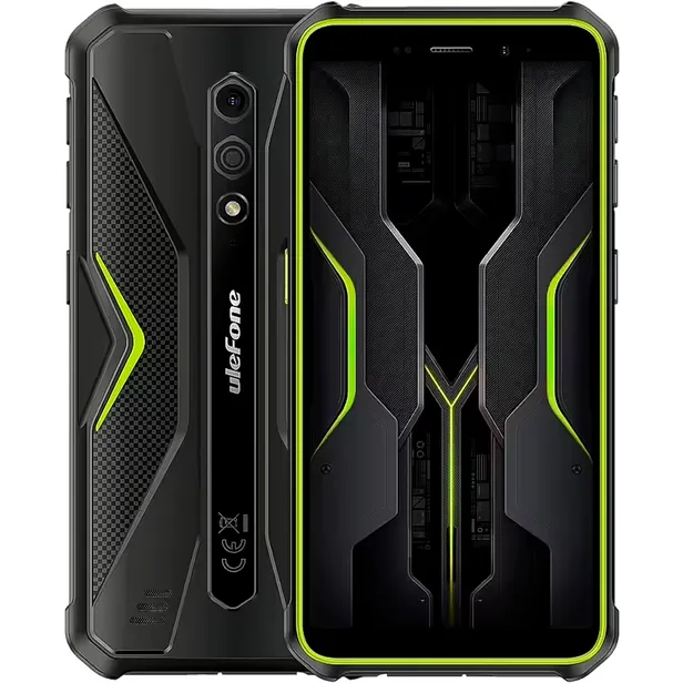 CELULAR ULEFONE ARMOR X12 PRO RUGGED DUAL 64GB 4GB LTE NFC GREEN   BLACK