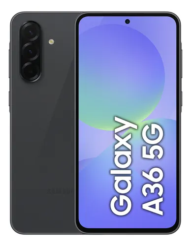 CELULAR SAMSUNG A36 SM-A366E DS DUAL 256GB 8GB RAM 5G AWESOME BLACK