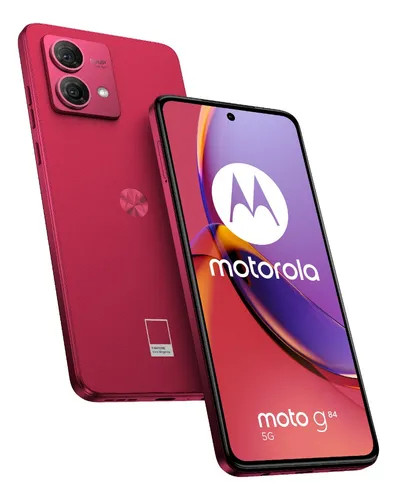 CELULAR MOTOROLA G84 XT2347-2 256GB 8GB RAM 5G VIVA MAGENTA  CAJA SLIM-S CARG