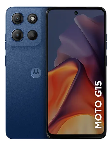 CELULAR MOTOROLA G15 XT2521-2 DUAL 512GB 4GB RAM BLUE *CON CARGADOR*
