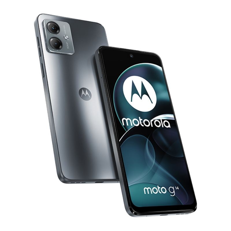 CELULAR MOTOROLA G14 XT2341-2 DUAL 128GB 4GB RAM GRIS ACERO