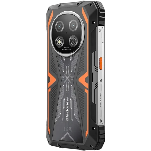 CELULAR BLACKVIEW ROCK 2 256GB 8GB 5G NFC BLACK ORANGE RESIST  GOLPES AGUA
