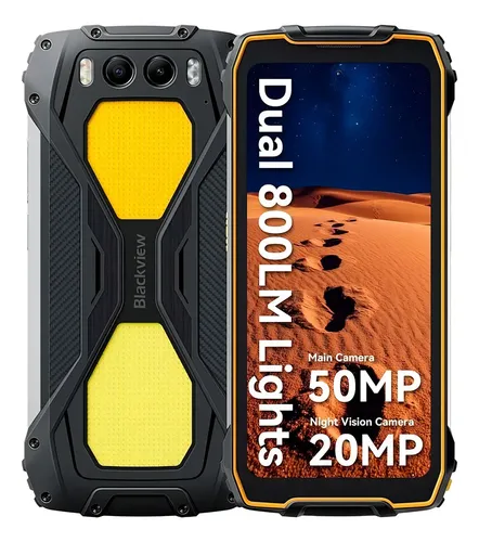 CELULAR BLACKVIEW BV7300 256GB 12GB BLACK NIGHT-VISION-CAM RESIST  GOLPES AGUA