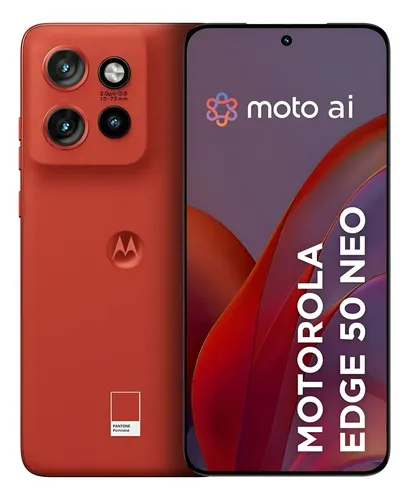 CELULAR MOTOROLA EDGE 50 NEO XT2409-1 512GB 12GB 5G PANTONE POINCIANA *SLIM - SIN CARGADOR*