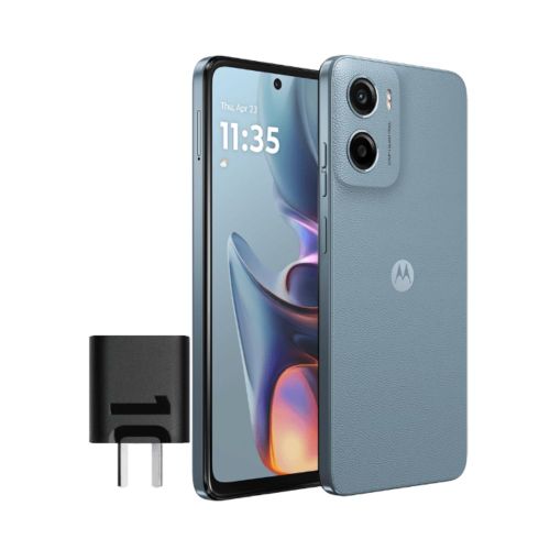 CELULAR MOTOROLA E15 XT2523-6 DUAL 64GB 2GB RAM MISTY BLUE *SLIM-SIN CARGADOR*