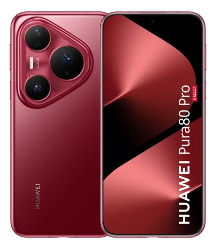 CELULAR HUAWEI PURA 80 PRO 12 512GB GLAZED RED
