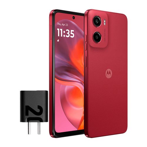 CELULAR MOTOROLA G05 XT2523-3 DUAL 256GB 4GB RAM PLUM RED *SLIM - SIN CARGADOR*