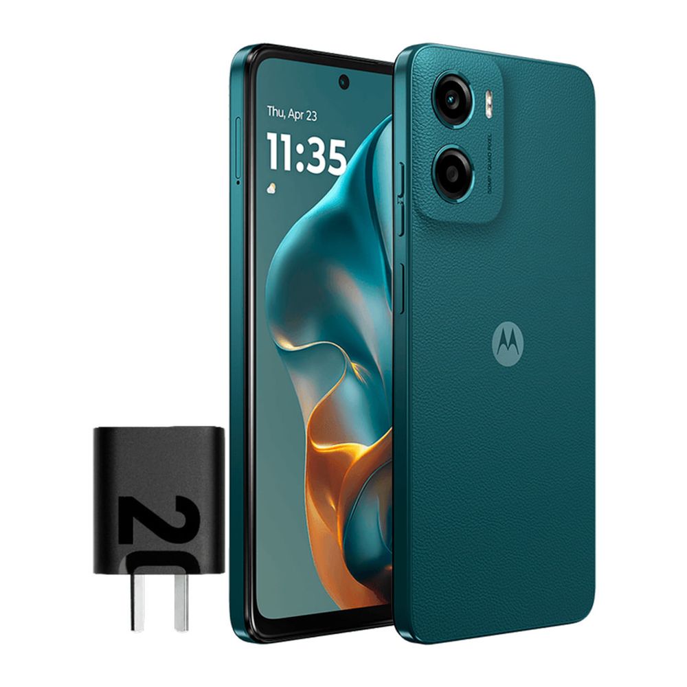 CELULAR MOTOROLA G05 XT2523-3 DUAL 128GB 4GB RAM FOREST GREEN *SLIM - SIN CARGADOR*