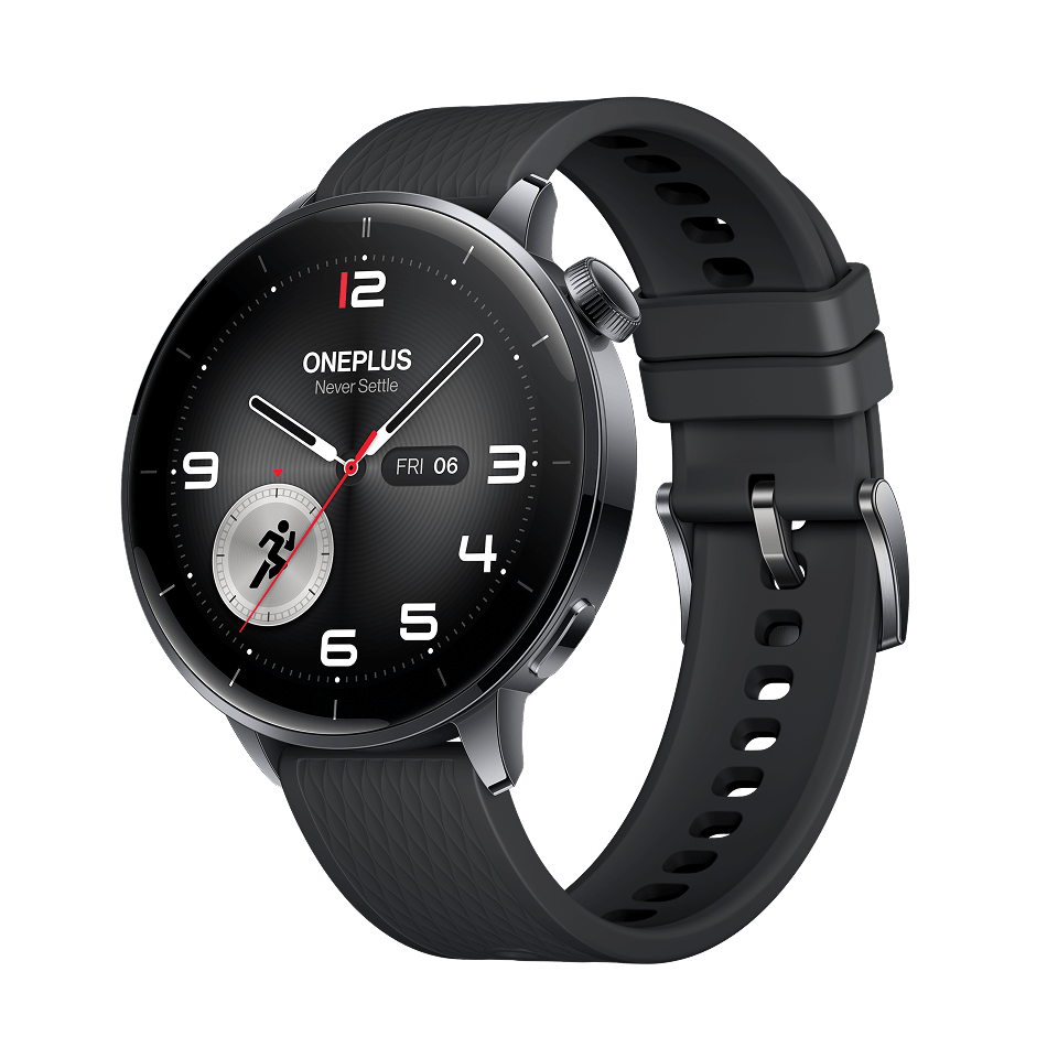 RELOJ ONEPLUS WATCH 3 43MM WEAR OS SNAPDRAGON W5 BLACK STEEL