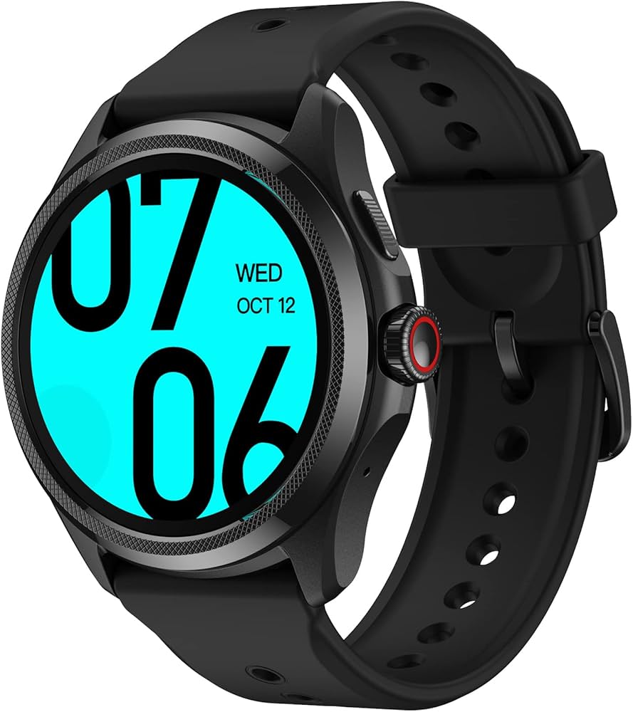 RELOJ MOBVOI TICWATCH PRO 5 48MM OLED WEAR OS SNAPDRAGON W5+ ROTATING CROWN OBSIDIAN