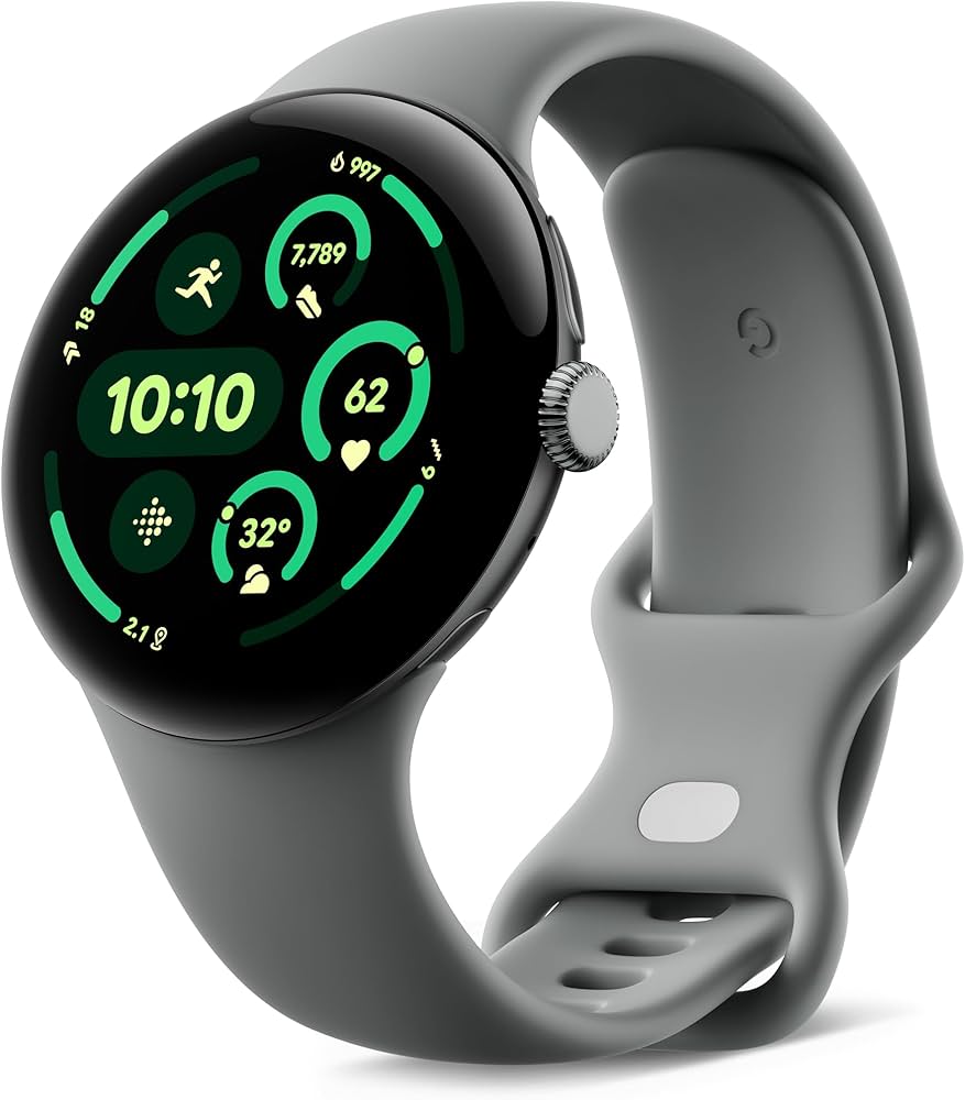 RELOJ GOOGLE PIXEL WATCH 3 WIFI 45MM OLED WEAR OS GOOGLE AI SNAPDRAGON W5+ MATTE BLACK