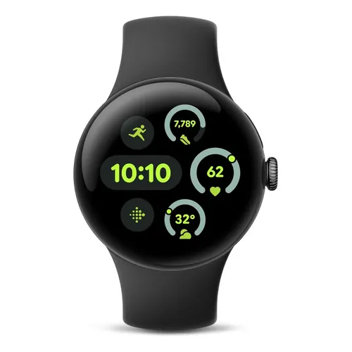 RELOJ GOOGLE PIXEL WATCH 3 WIFI 41MM OLED WEAR OS GOOGLE AI SNAPDRAGON W5+ MATTE BLACK