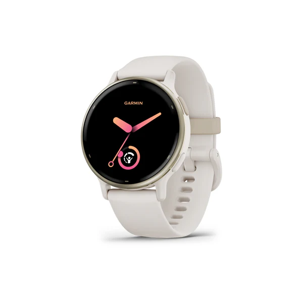 RELOJ GARMIN VIVOACTIVE 5 ASIA 42 2MM IVORY CASE   CREAM GOLD BEZEL 010-02862-5B