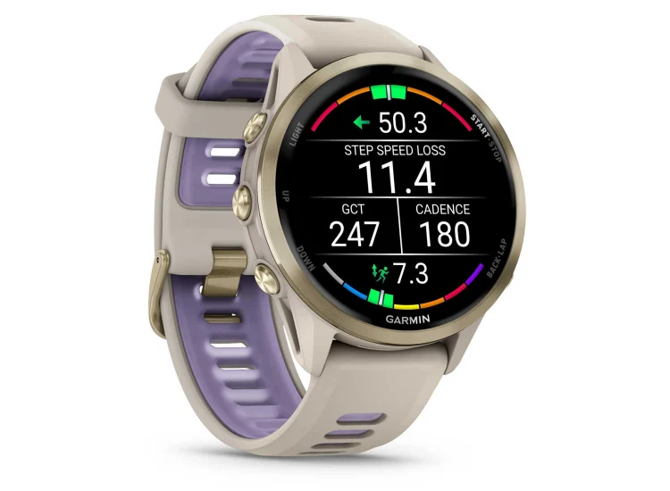 RELOJ GARMIN FORERUNNER 970 47MM SOFT GOLD FRENCH GRAY 010-02969-02
