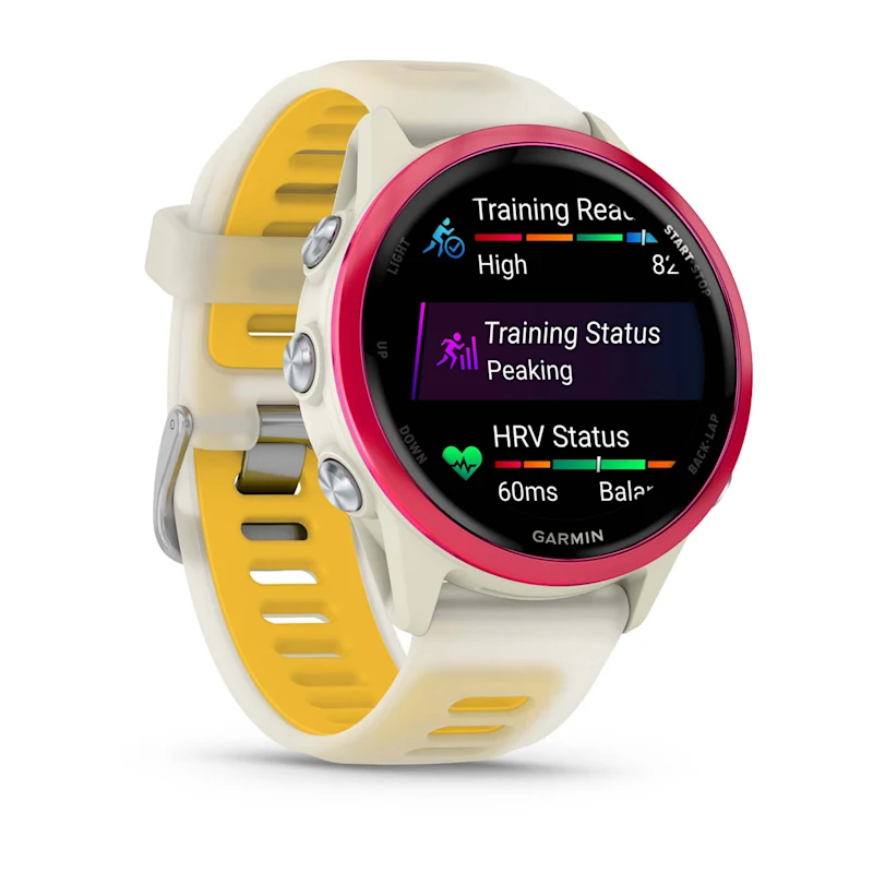 RELOJ GARMIN FORERUNNER 570 42MM RASPBERRY - TRANSLUCENT BONE MANGO BAND 010-02970-02