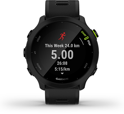 RELOJ GARMIN FORERUNNER 55 42MM BLACK 010-02562-10