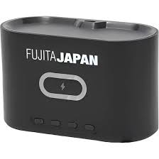 RELOJ DE MESA FUJITA JAPAN CON CARGADOR WIRELESS BLACK FJ0051
