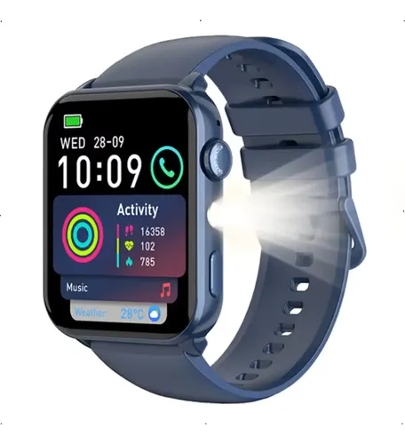 RELOJ BLACKVIEW R30 MAX 1 91  FLASHLIGHT BLUE