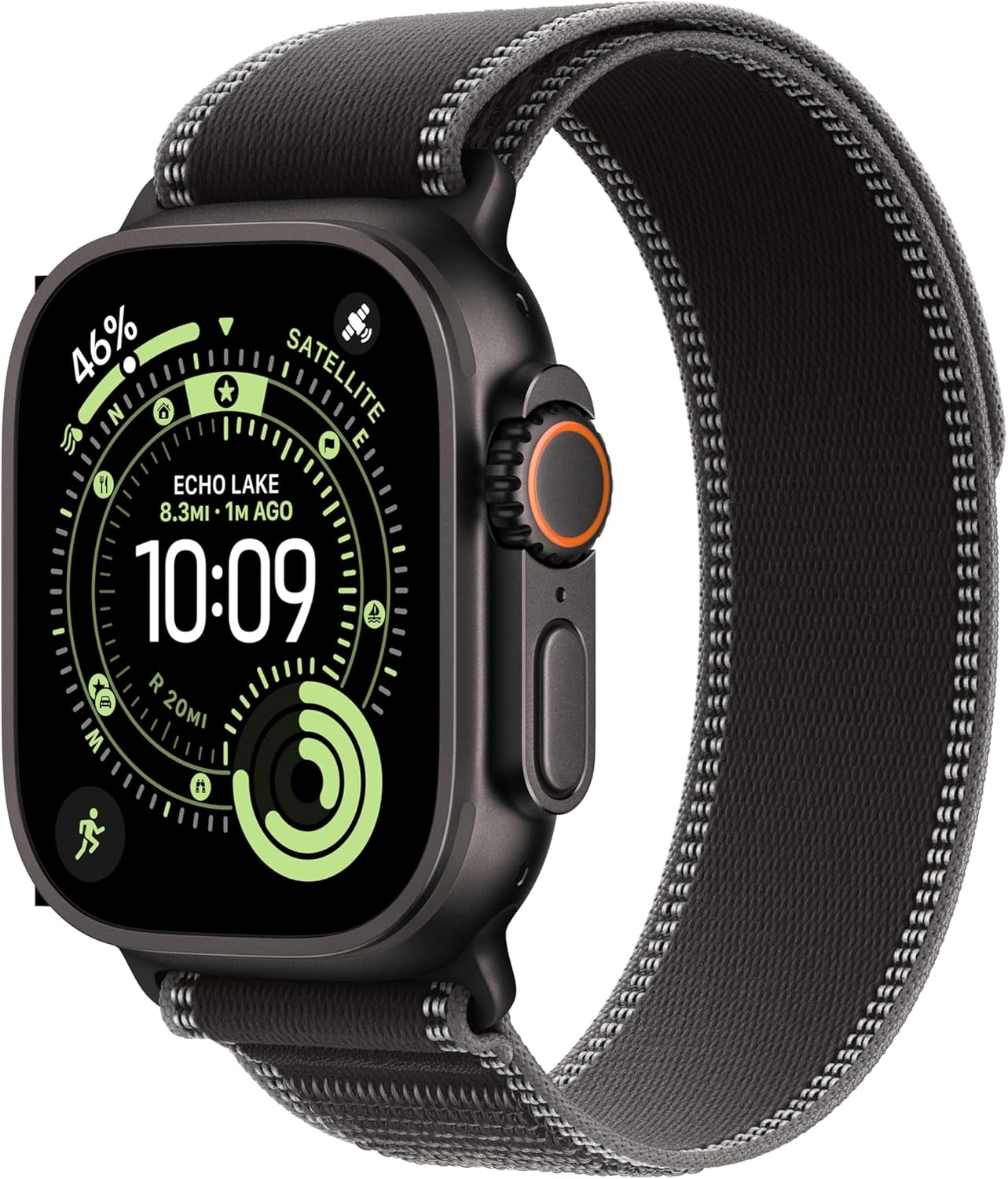 APPLE WATCH ULTRA 3 49MM GPS CELL MF1H4BE A BLACK TITANIUM BLACK TRAIL LOOP ML ANATEL