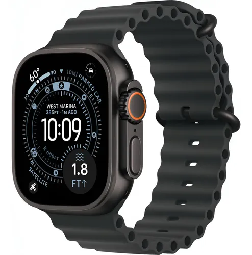 APPLE WATCH ULTRA 3 49MM GPS CELL MF0J4BE A TITANIUM BLACK BANDA BLACK OCEAN ANATEL