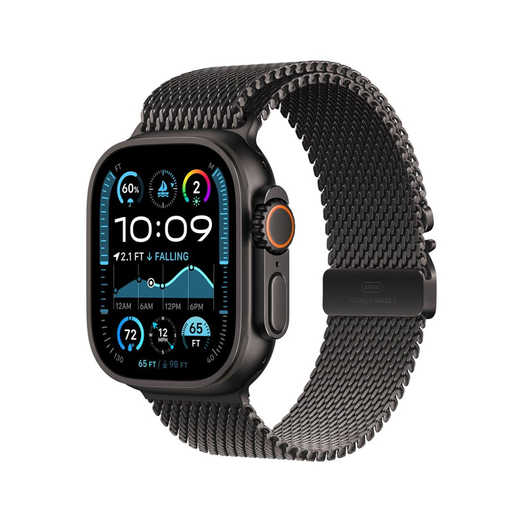 APPLE WATCH ULTRA 2 49MM GPS CELL MX5U3BE A TITANIUM BLACK MILANESE LOOP