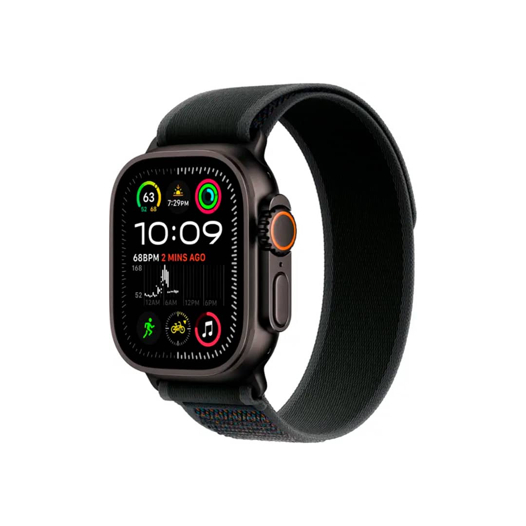 APPLE WATCH ULTRA 2 49MM GPS CELL MX4V3LW A TITANIUM BLACK TRAIL LOOP M L