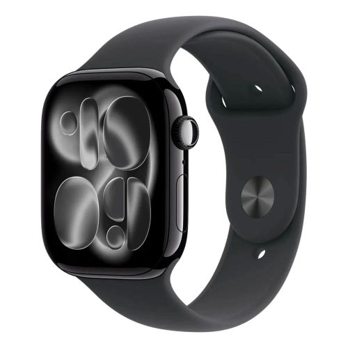APPLE WATCH S11 46MM GPS MEUX4LW A JET BLACK ALUM BLACK SPORT BAND M L