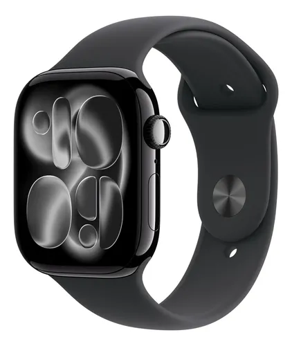 APPLE WATCH S11 46MM GPS MEUW4LW A JET BLACK ALUM BLACK SPORT BAND S M