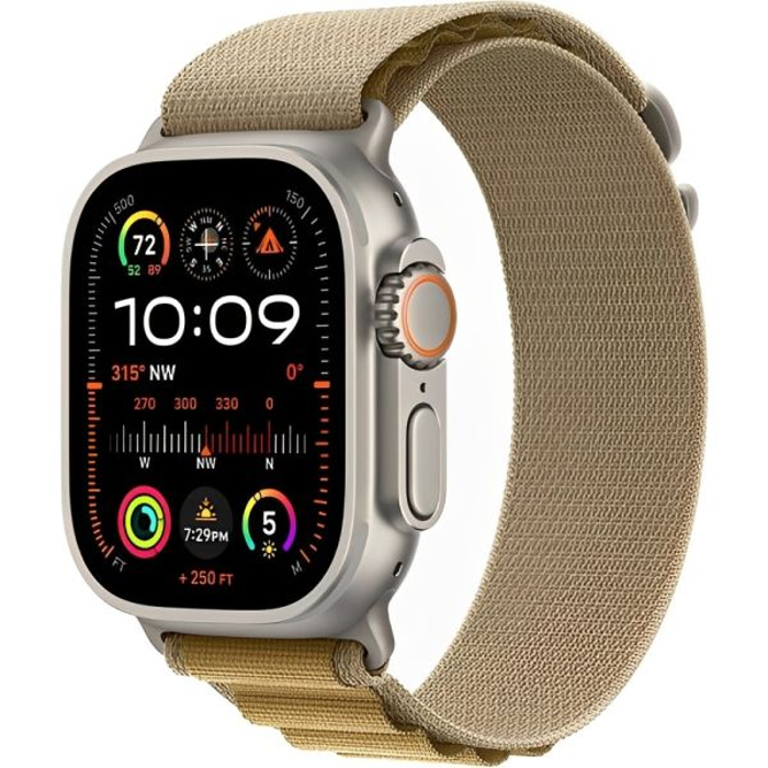 APPLE WATCH ULTRA 2 49MM GPS CELL MX4H3BE A TITANIUM TAN ALPINE LOOP L ANATEL