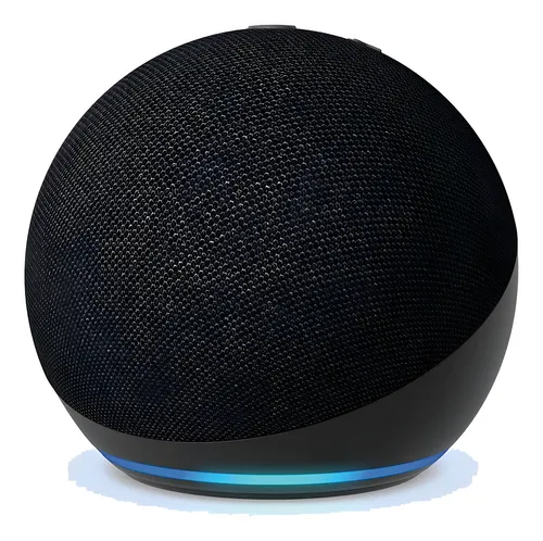 SPEAKER AMAZON ECHO DOT ALEXA SMART 4TH GEN CHARCOAL S  RELOJ